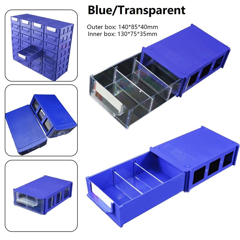 1PC Stackable Plastic Small Hardware Parts Organizer Garage Storage-Box