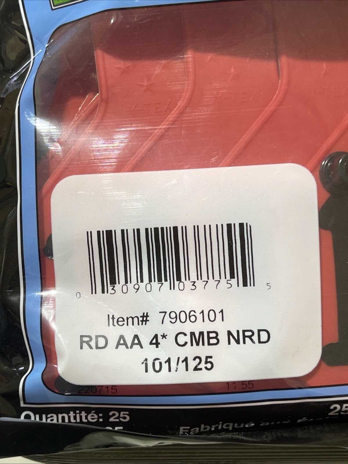 Y-Tex 4 Star Large Cattle Tags 25 Pack, 2 Piece Ear Tag System, Red AA, 101-125