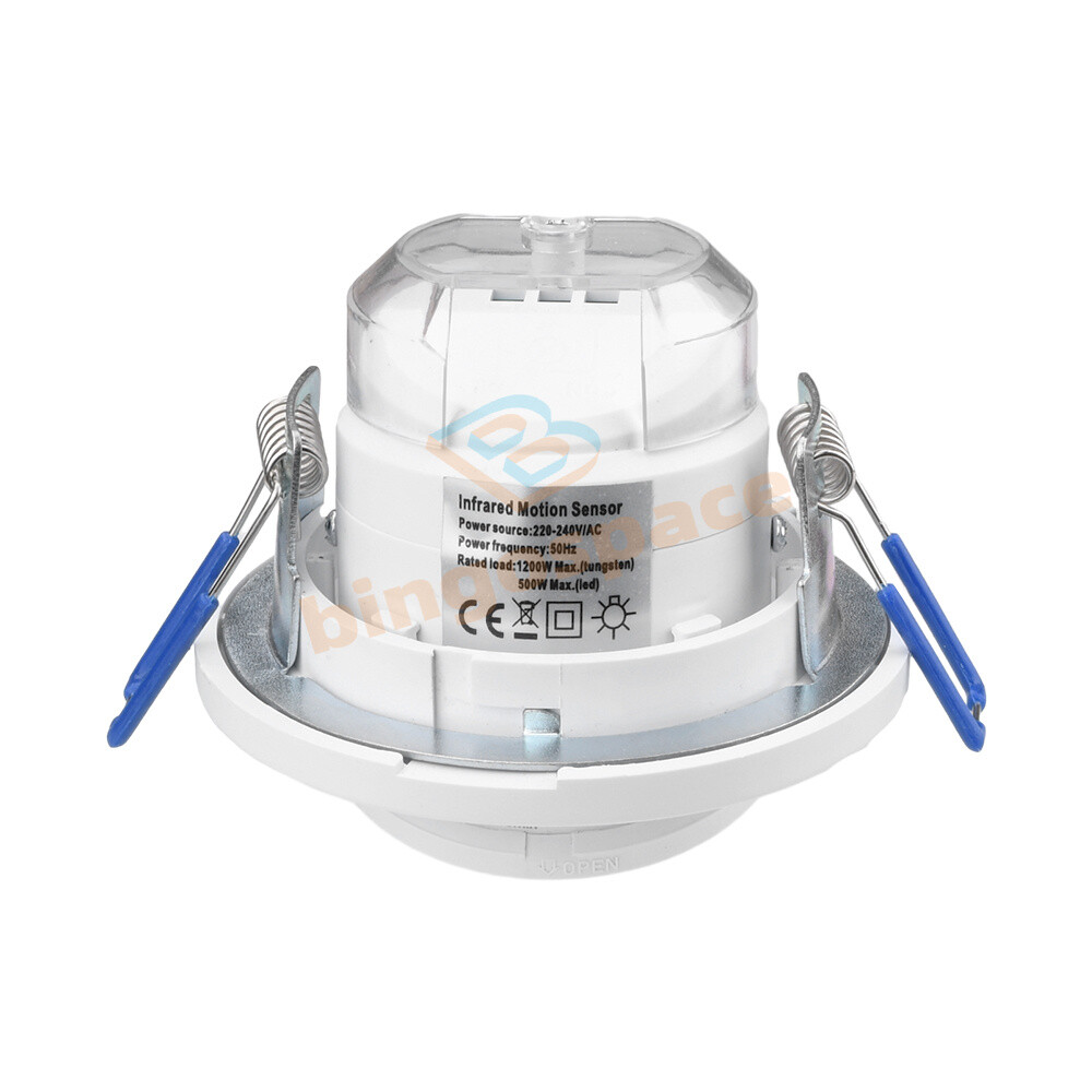 AC220-240V PIR Motion Sensor Detection Embedded Rotary Sensor 360° Motion Sensor