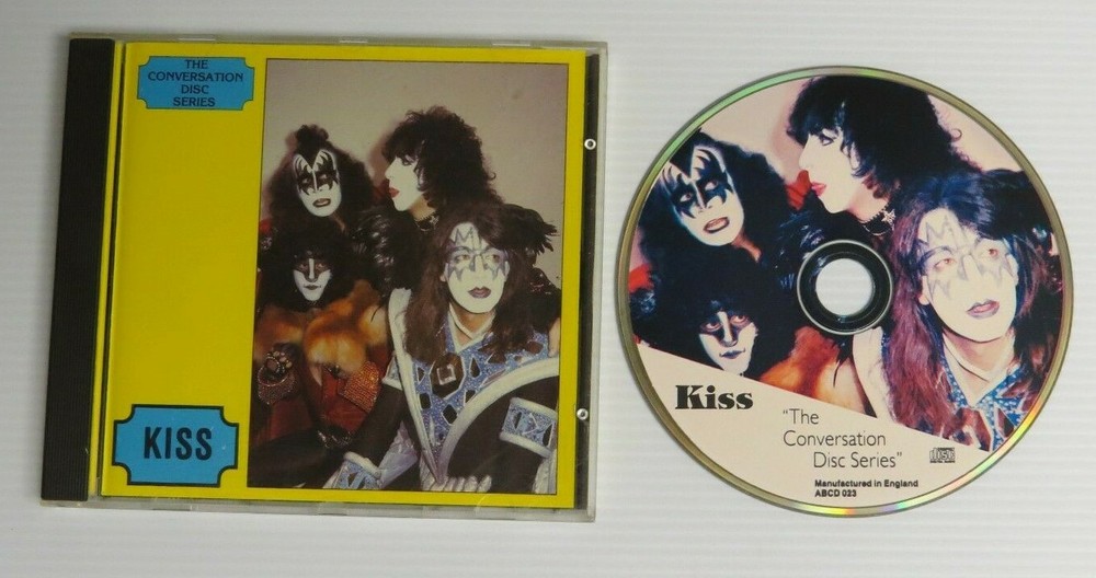KISS CONVERSATION SERIES COMPACT DISC INTERVIEW UK 1980'S