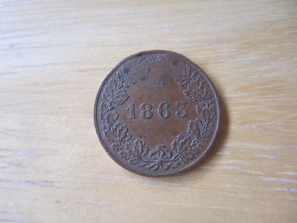 1863 Germany Schuss Marke,