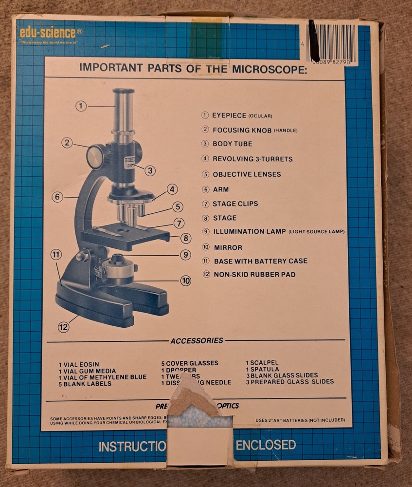 Edu-Science Microscope Set with Light