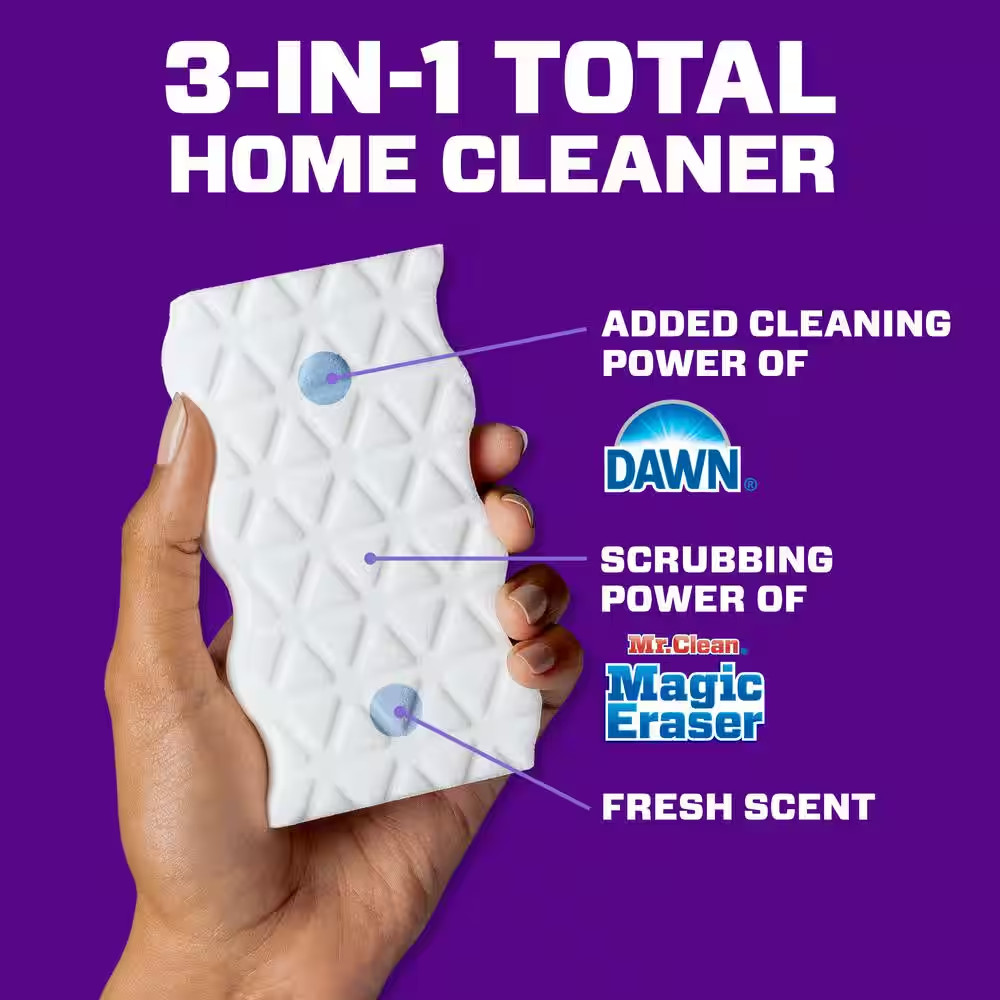 Ultra Foamy plus Dawn Magic Eraser Sponge (5-CNT, Multi-Pack 2)