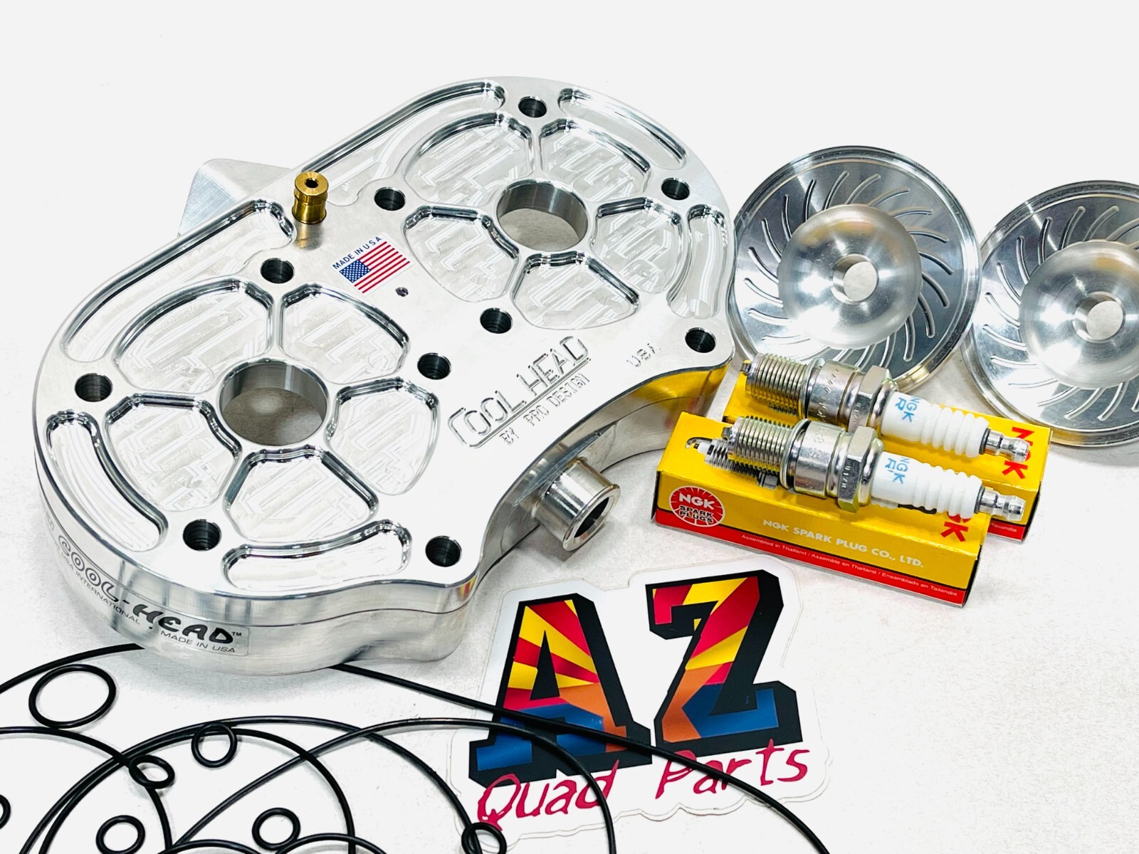 Yamaha Banshee Billet Pro Design Cool Head W/ 20cc 20 Domes O-rings Studs ORings