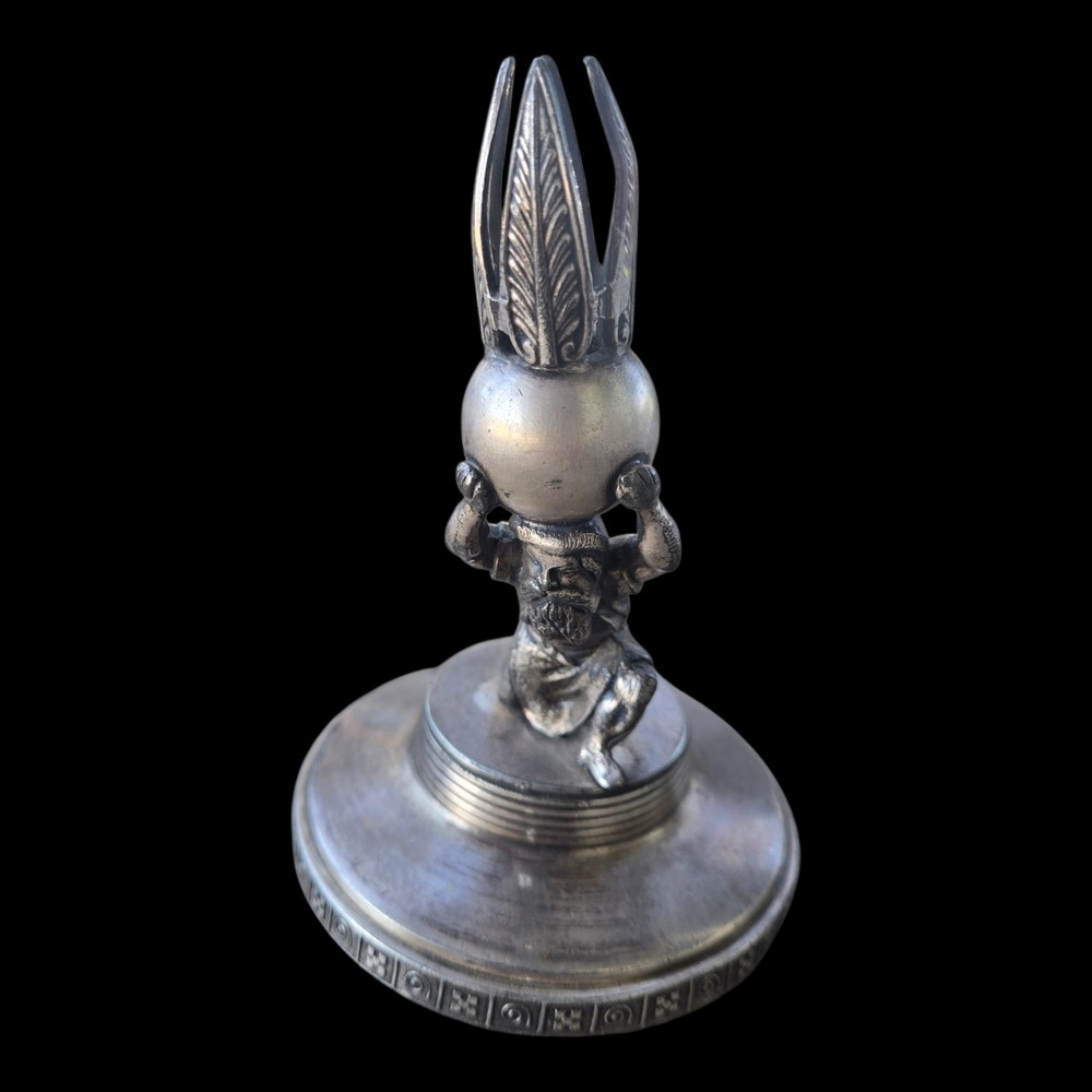 Vintage Reed & Barton silver plated dwarf pickle castor lid RARE