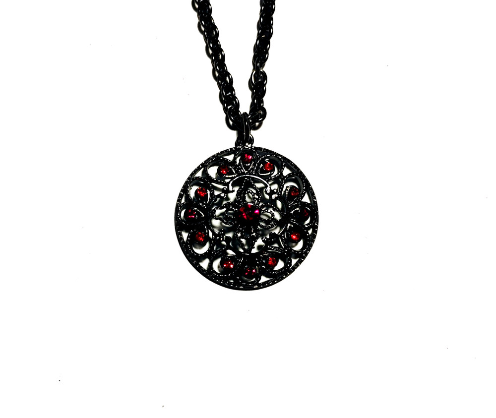 Haunted Witch Necklace, The Fire Ghost Witch!