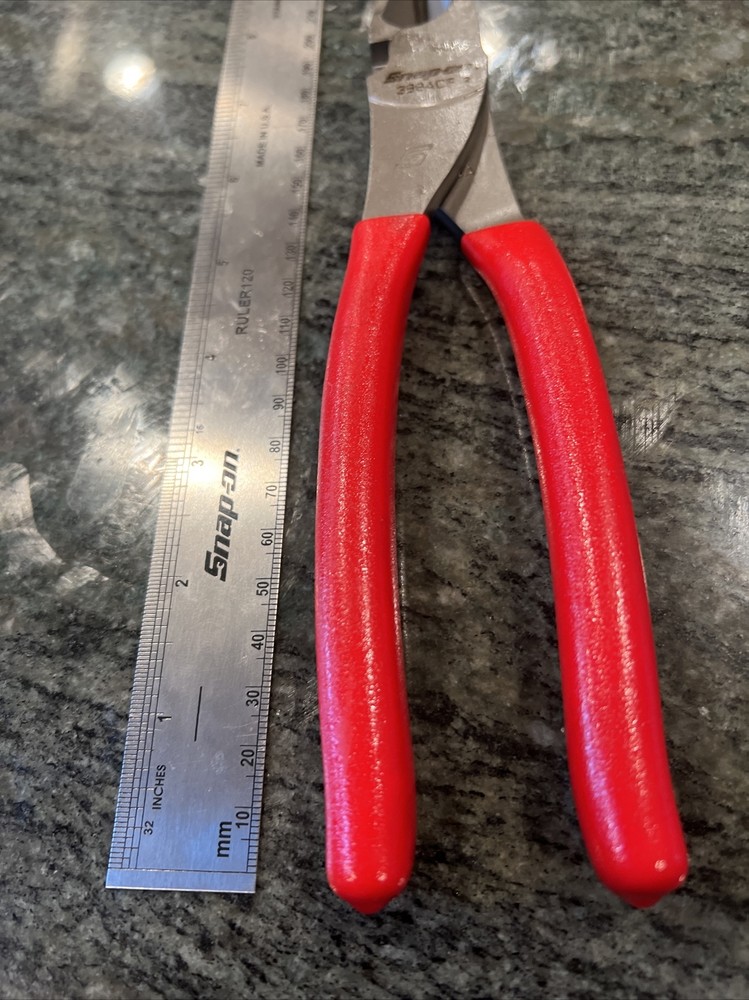 Snap-On 388acf 8" vector edge high leverage diagonal cutter red