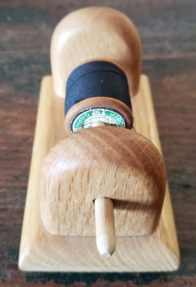 Vintage Carol Armstrong Quilt Thread SPOOL HOLDER Designed For Thread CRAFTER