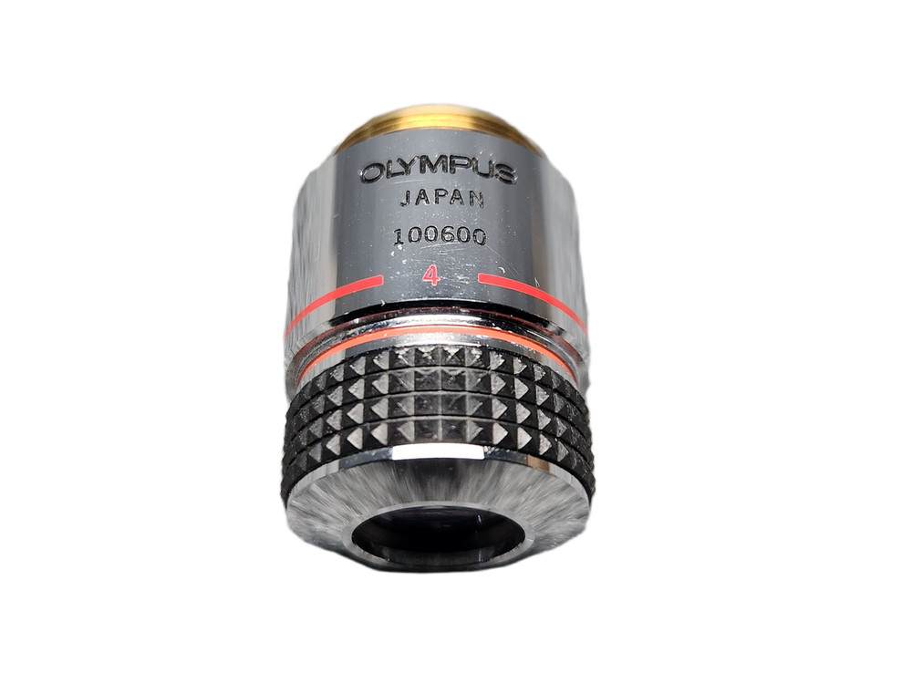 Olympus SPlan 4 PL 0.13 160/- Microscope Objective Lens *Great Condition*