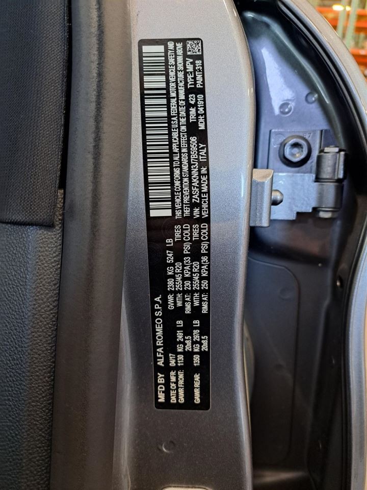 2018 Stelvio Display Screen Sku#4133343
