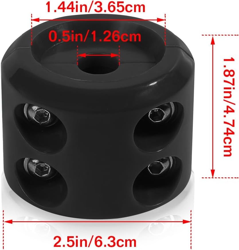 Winch Stopper Stop Rubber Heavy Duty Cable Line Waterproof Rope Hook ATV UTV