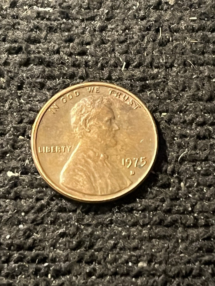 1975-D  Lincoln Cent”D” Mint Mark Filled In.