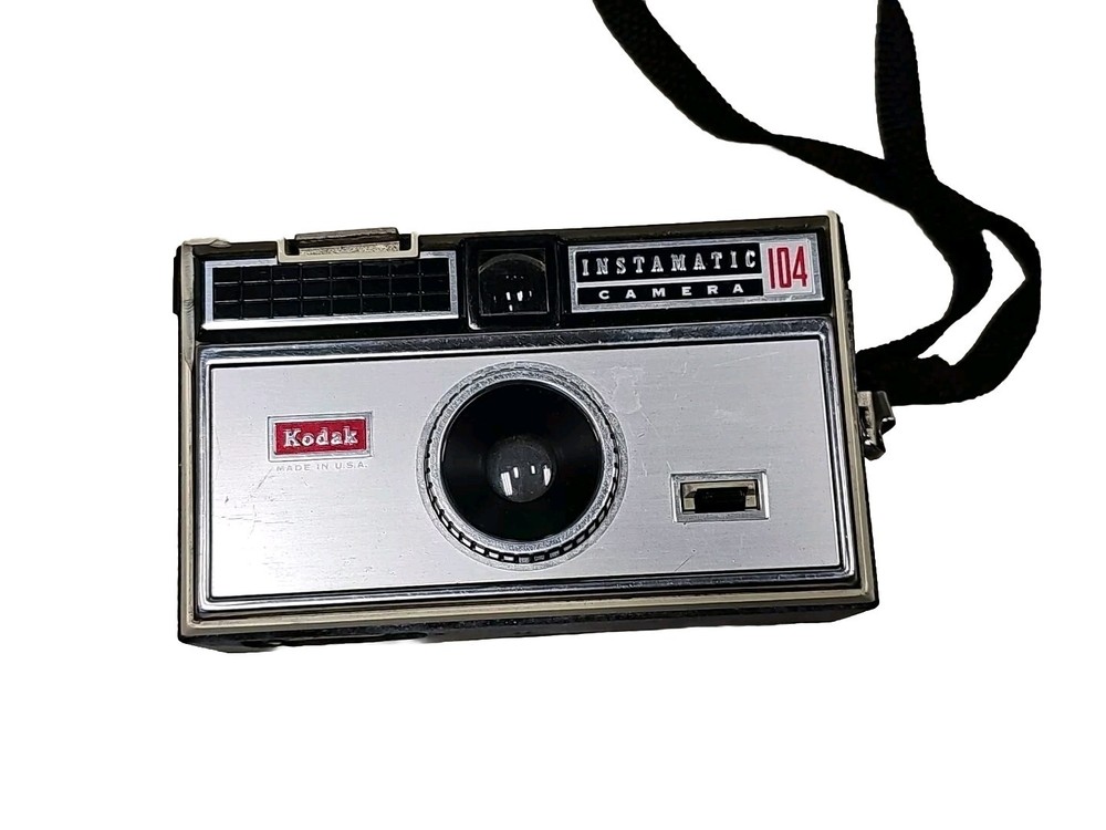 VTG Instamatic 104Outfit-Original Box-Flash Cube-UNTESTED-