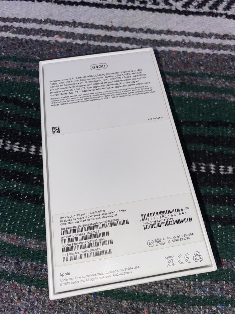 iPhone 11 Box only Apple IPHONE Box