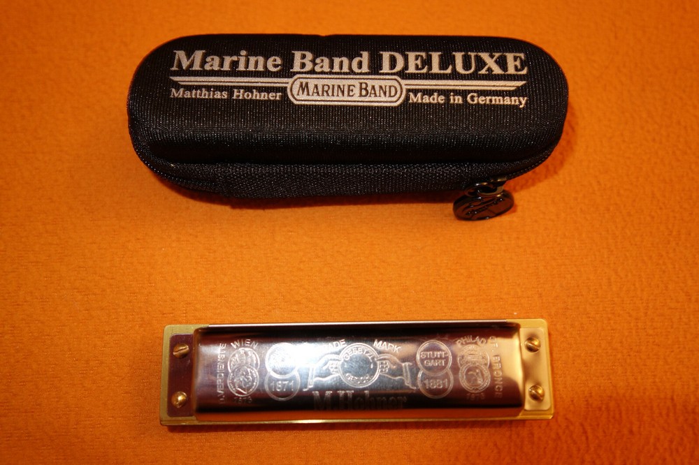 New MARINE BAND DELUXE HARMONICA Joel Andersson Basic Reedwork Performance Comb