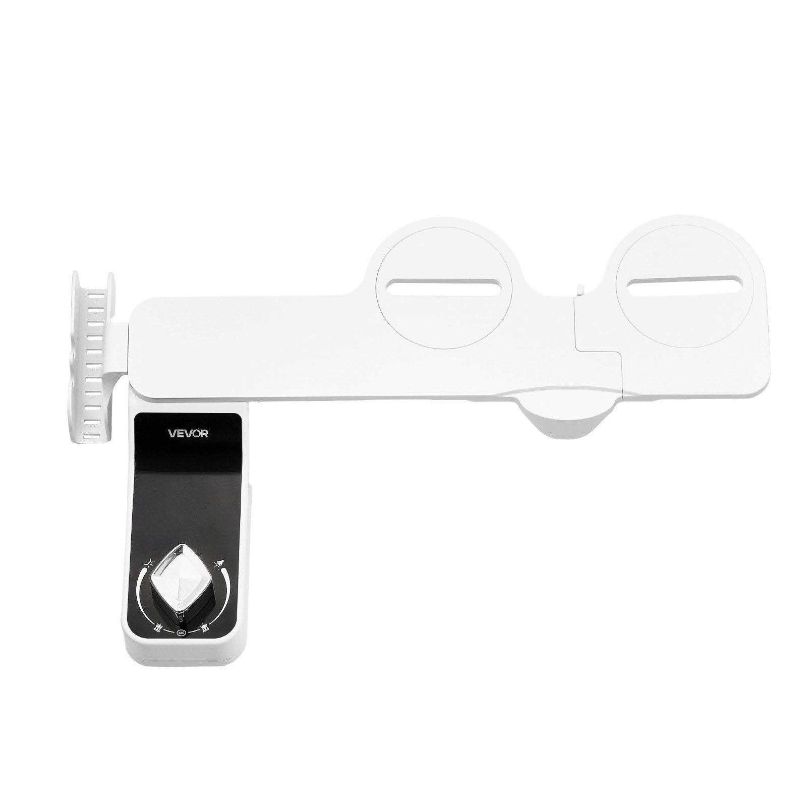 VEVOR Bidet Attachment for Toilet 0.3" Thin Dual Nozzles Adjustable Pressure
