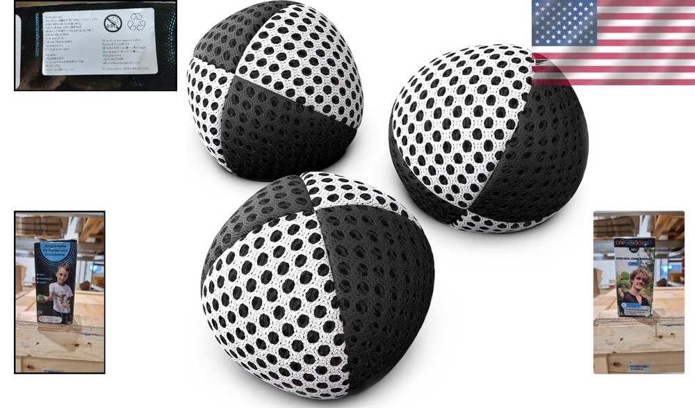 Juggling Balls Set - 2 Net Layers, Carry Case