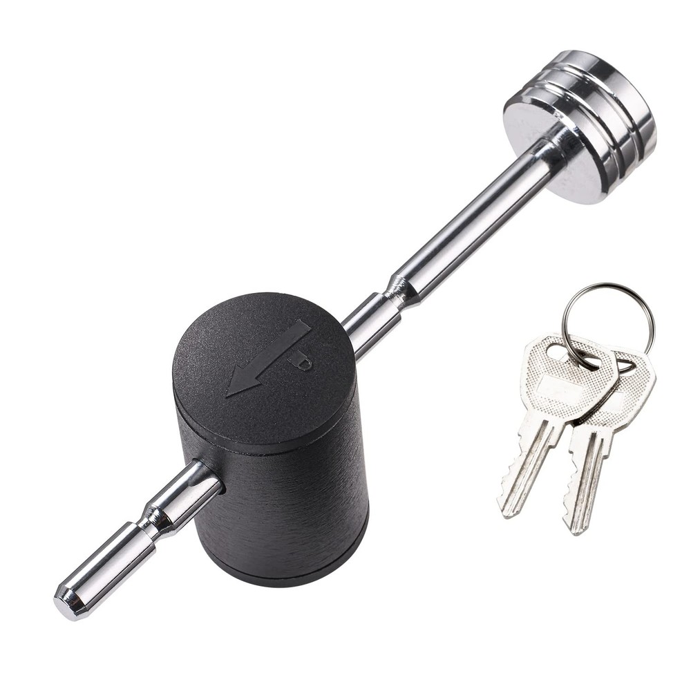 CZC AUTO Trailer Tongue Coupler Lock Adjustable 1 Pack, Silver