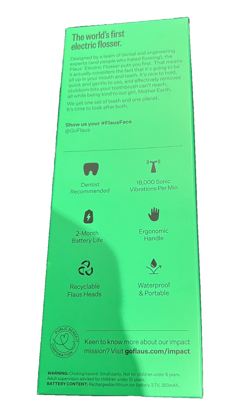 Flaus Electric Flosser NEW IN SEALED BOX