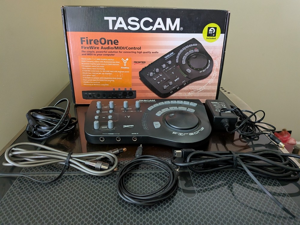 Tascam Fireone Audio/MIDI Interface w/ Large LED Illuminated Knob