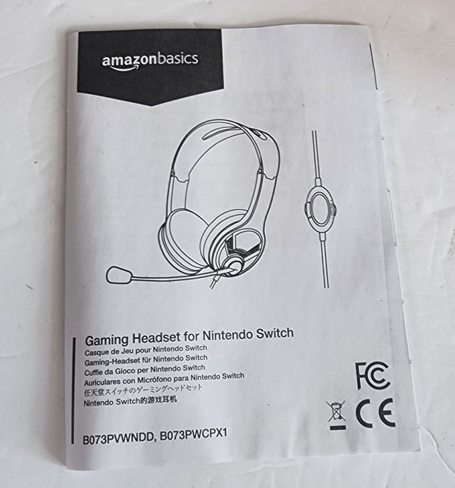 Amazon Basics Gaming Headset for PC, Switch, Xbox, PS4 and pc , Blue