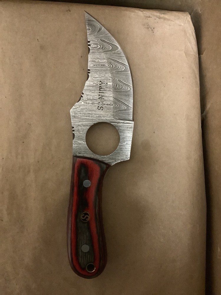 DAMASCUS RED HANDLE SKINNER (G29009403)