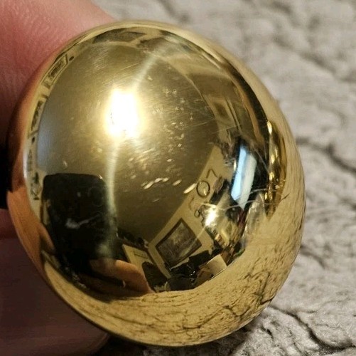 Brass Drawer Pull 1 1/4 Inches