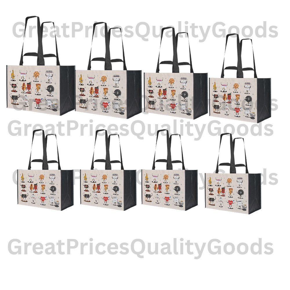 Costco Wholesale Reusable Shopping Bags - 8 Pack - FREE SHIPPING