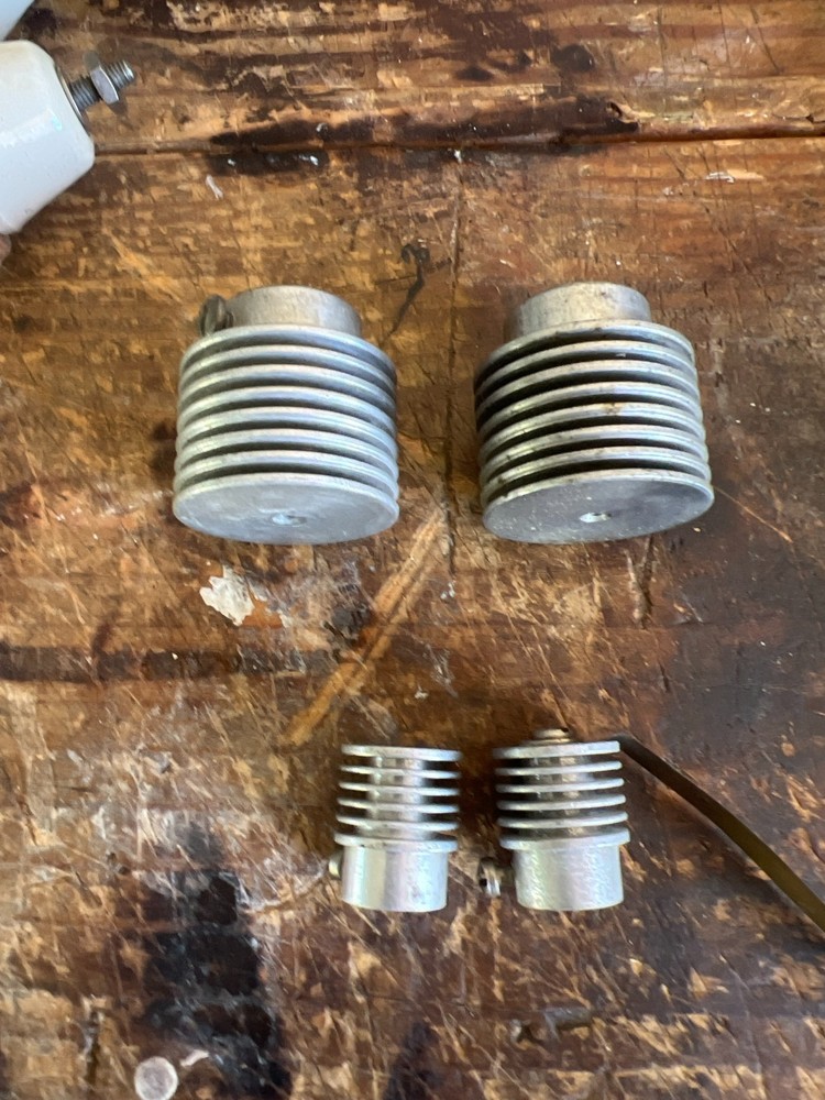 Vintage RF / Transmitter Hardware & HV Insulator Lot – From Ham / Broadcast Engi