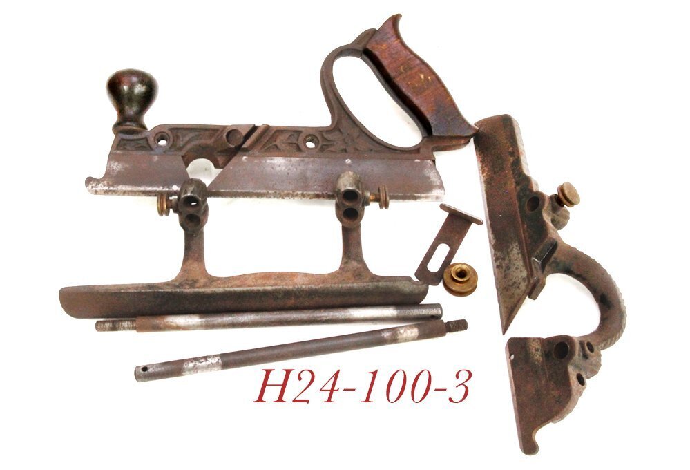 older type STANLEY TOOLS NON NOTCH 45 plow combination plane