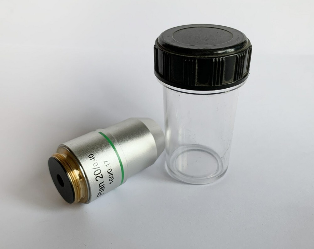 ProScope Microscope Objective Lens PLAN DIN 4X 10X 20X 40X 60X 100X RMS Thread