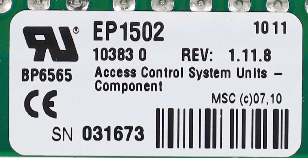 Mercury / Open Options EP1502 Access Control Platform Board