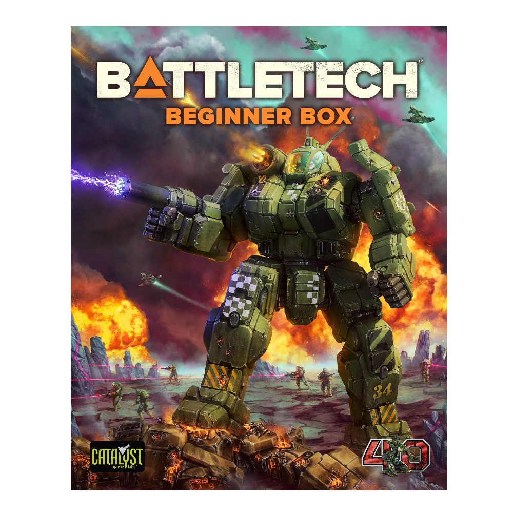 BattleTech Beginner Box 40th Anniversary Catalyst Game Labs RARE