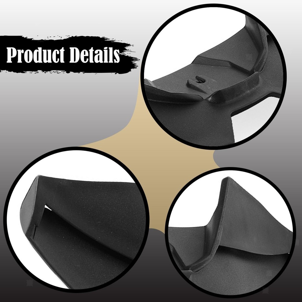 Motorcycle Front Spoiler Kit Front Mount DIY Modified Aerodynamic Wing Cover