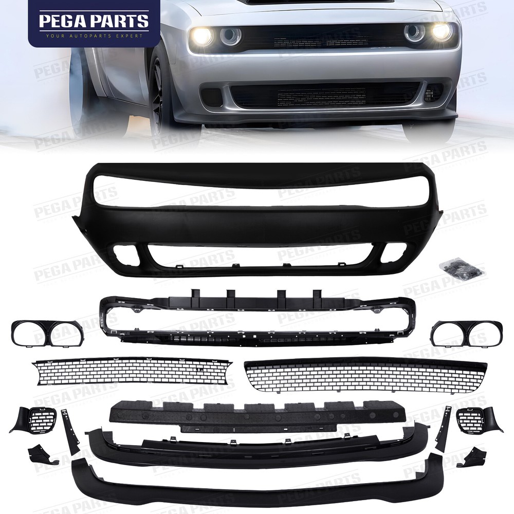 For 2015-2023 Dodge Challenger Hellcat Style Full Front Bumper Replacement