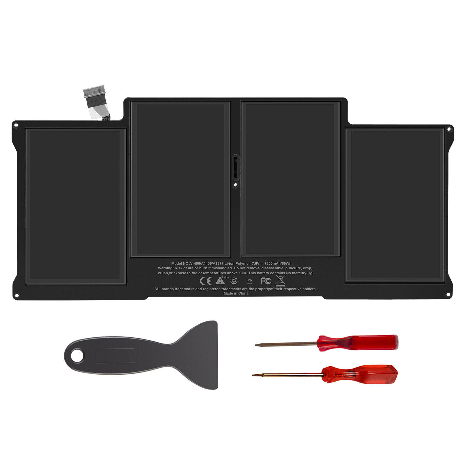 Battery A1466 for MacBook Air 13'' A1369 A1496 A1405 A1377 2013 2014 2015 2017