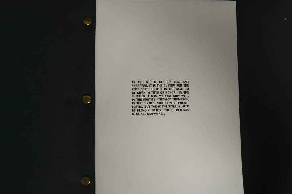 King Con Original Book Script Stephen J. Cannell Studios Collection 1996 Novel