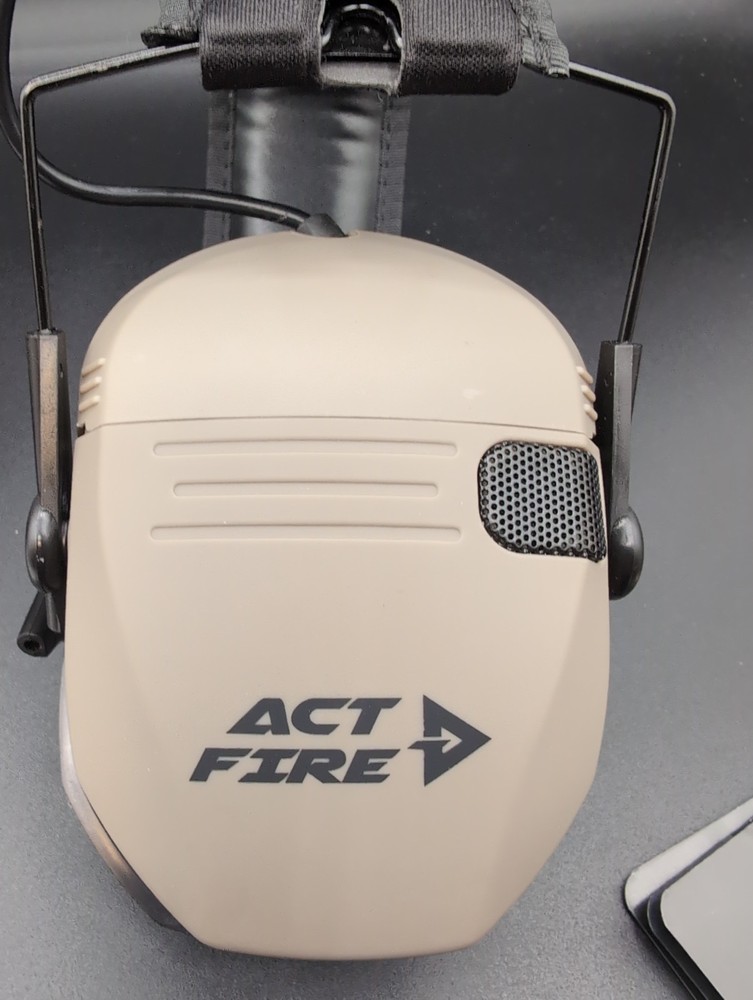 Act Fire® Slim Shooter Electronic Hearing Protector Shooting Range Ear Muffs