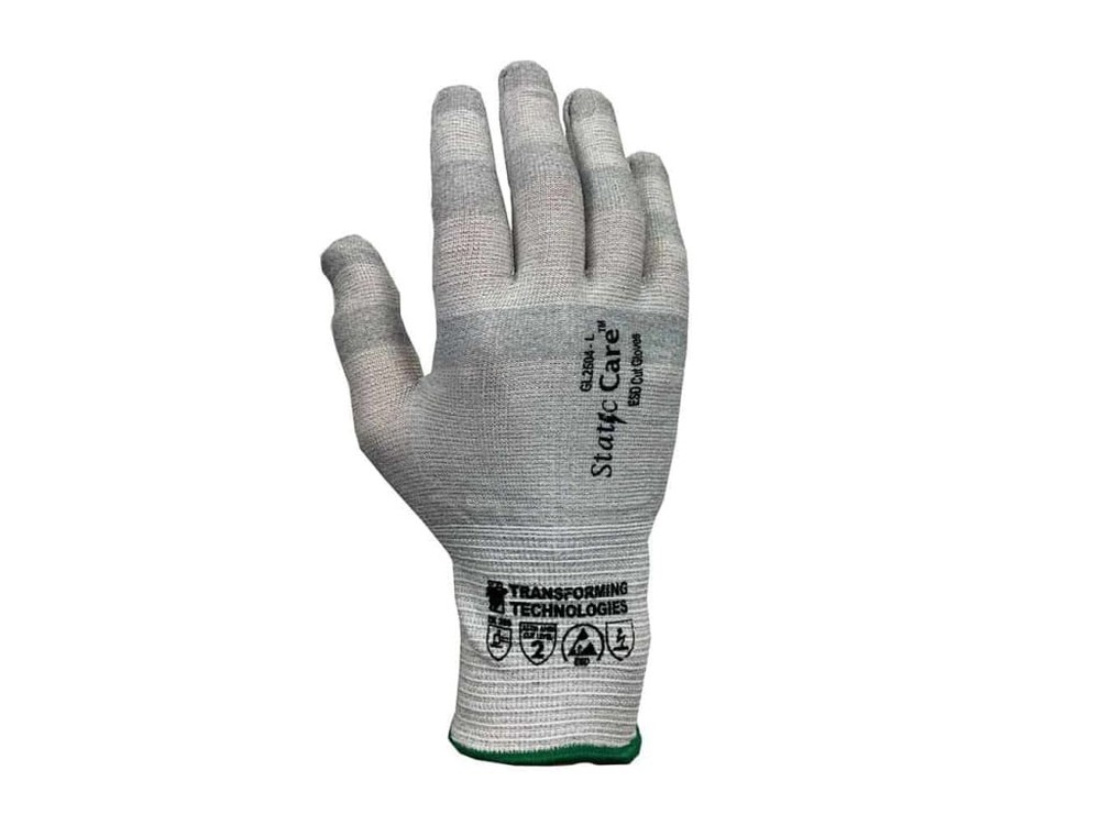 Transforming Technologies GL2503 - ESD Cut Resistant Gloves, Uncoated, M, Pack