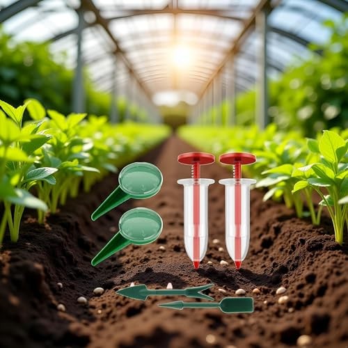 6Pcs Mini Sowing Seed Dispenser, Seed Planter Tool, Handheld Seed Planter,