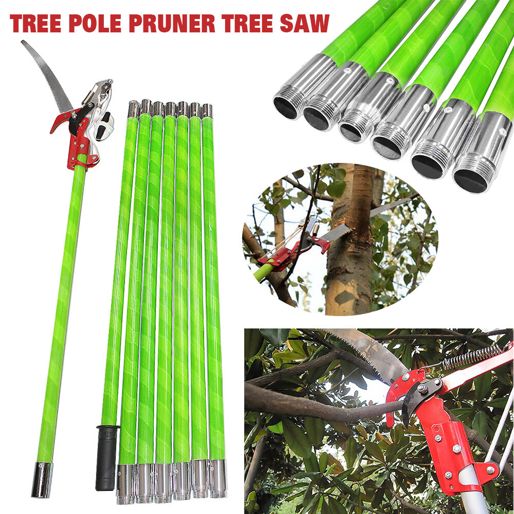 26FT Tree Pruner Pole Saw Blade Branch Limb Pruning Trimmer Cutter Extendable US