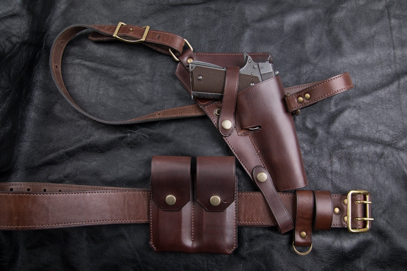 Colt 1911 Custom Made Leather Holster | Vintage Look | Unique Design | Retro