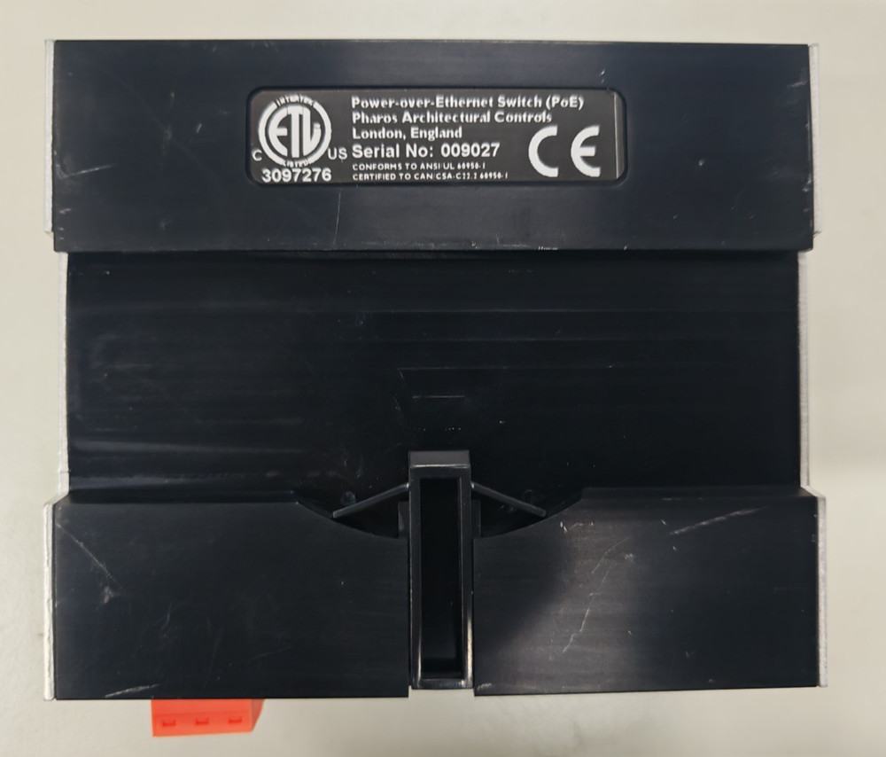 1pc userd PHAROS PoE Power Over Ethernet Switch good working