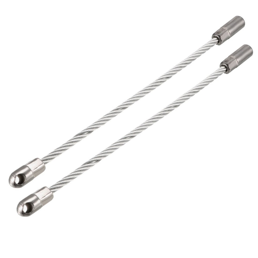 2PCS 150mm Flexible Fish Tape Leader Wire Cable Puller for 6.5mm Wire Puller