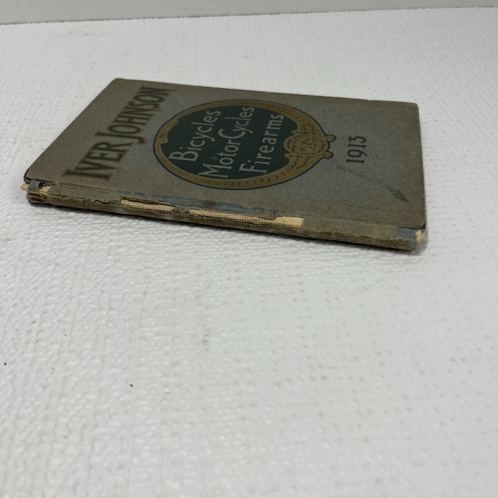 1913 Iver Johnson Original Paper Catalog for Bicycles, Motorcycles