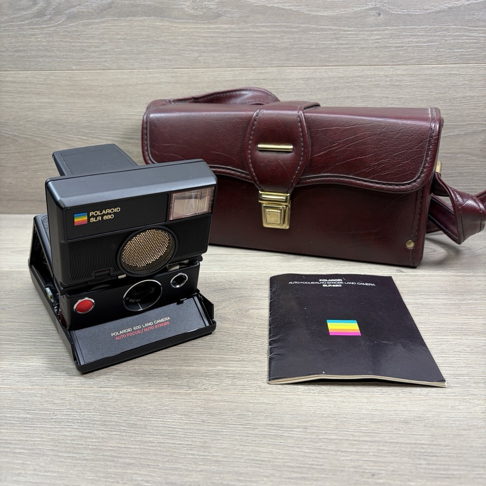 Polaroid SLR 680 Instant Film Camera Untested