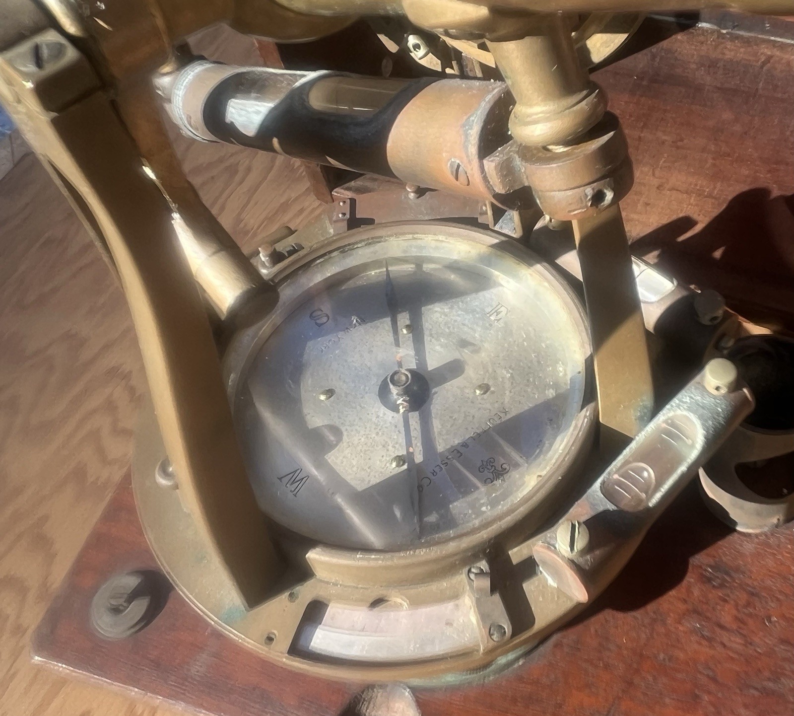 RARE Keuffel & Esser Co. EARLY 1900s Twisted-Frame Surveying Transit Antique