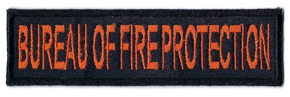 Philippine Bureau Fire Protection BFB Firefighter Fireman Rescue Name Tape Patch