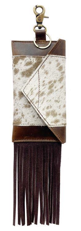 Showman Hair-On Cowhide Phone Holder