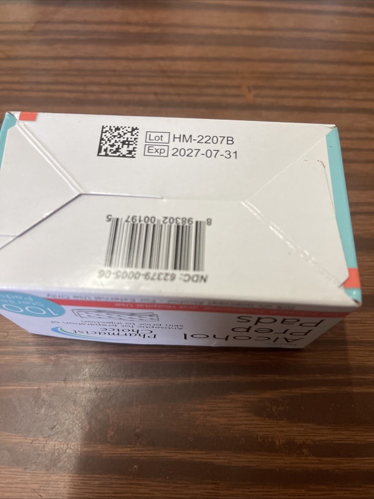 Pharmacist Choice Alcohol Prep Pads 100 Count By Simple Diagnostics
